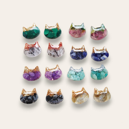 Classic Cat Studs [Made to Order]